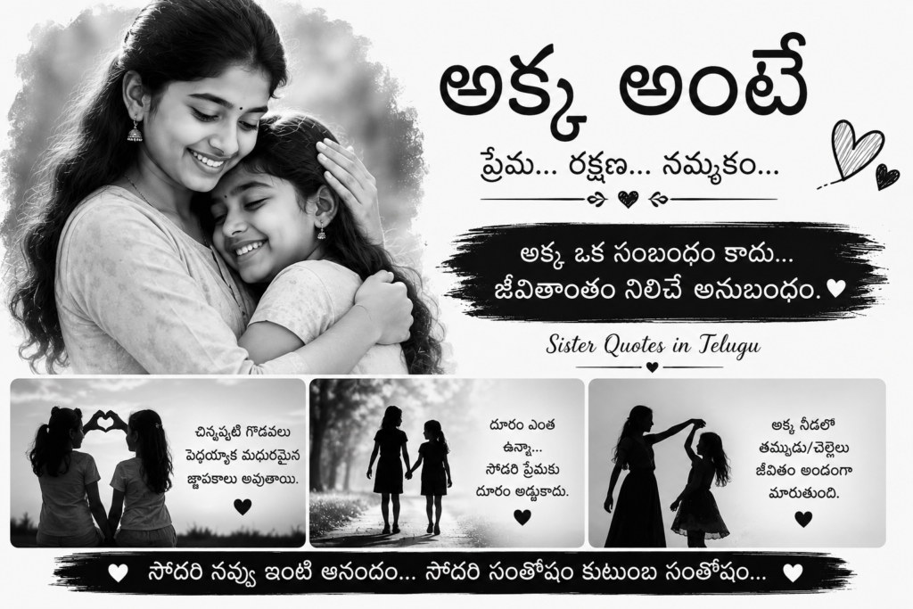 Sister quotes in telugu