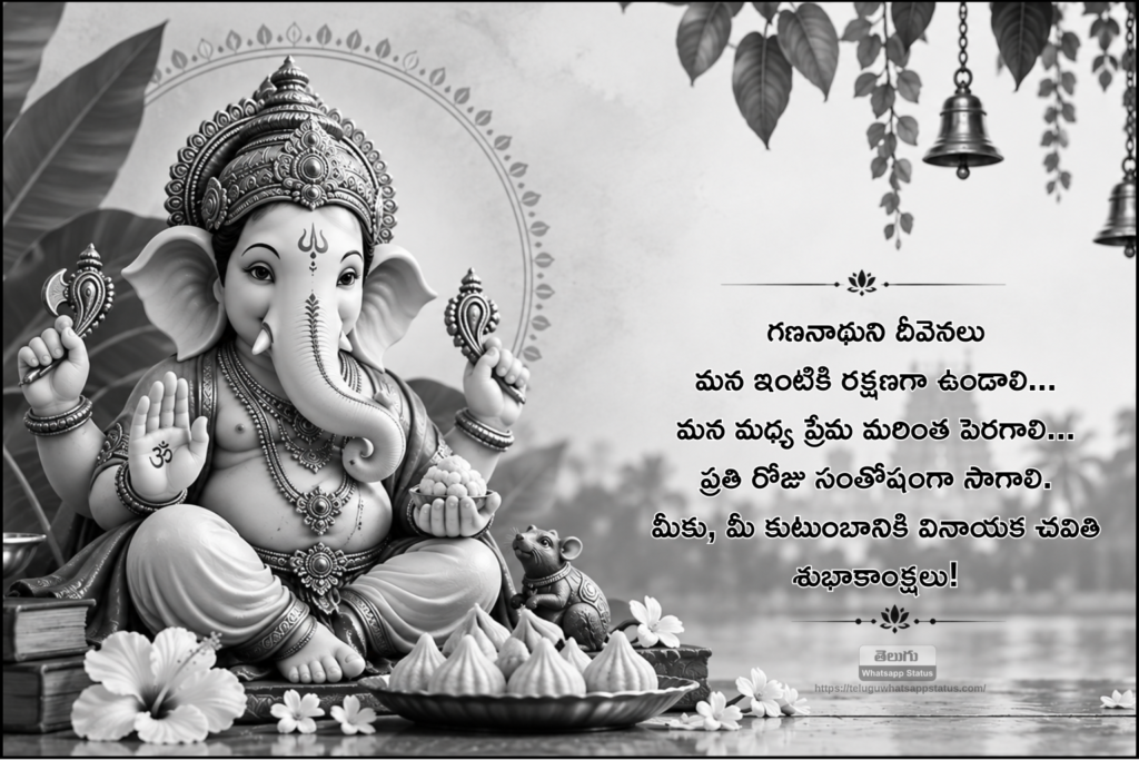 Vinayaka Chavithi Wishes in Telugu
