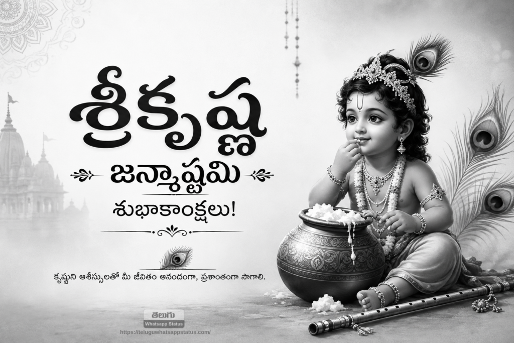 radha krishna ashtami in telugu